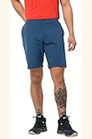 Jack Wolfskin Pantalones Cortos de Senderismo para Hombre de Secado rápido Jwp Shorts M