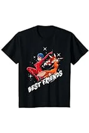 MIRACULOUS Niños -Ladybug Rena Rouge Best Friends Camiseta