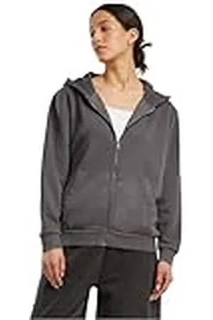 Build Your Brand Vintage Heavy Full Zip Sweatshirt L