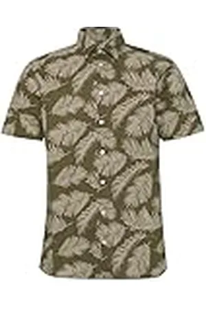 Casual Friday Cfanton SS Palm-Camiseta Estampada Camisa, , S para Hombre