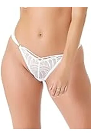 Gossard Fiesta Strappy Thong Tanga, Semitransparente, , L para Mujer