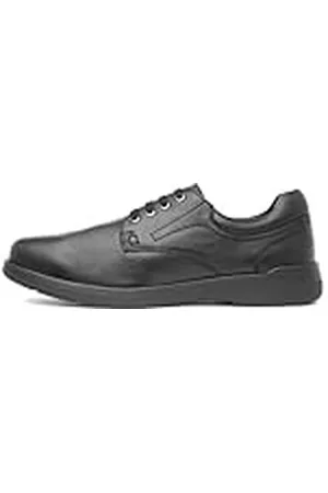 Hush Puppies Marco, Zapatos clásicos de Encaje para Hombre, Black, 42 EU