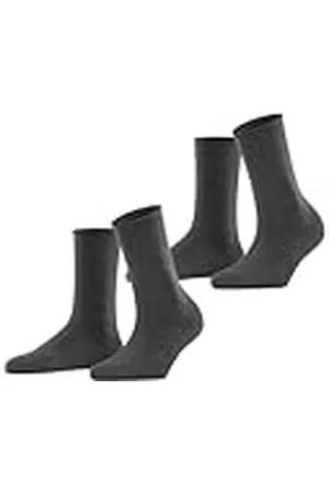 ESPRIT Basic Pure Multipack W So algodón lisos 2 pares, Calcetines Mujer, , 39-42