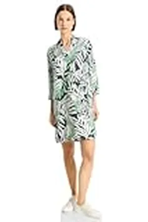 CECIL Linen_li/CV Multi Print Dress Vestido, , XL para Mujer