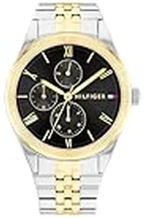 Tommy Hilfiger Reloj Analógico de Cuarzo Multifunción para Mujer con Correa de Acero Inoxidable Bicolor - 1782591