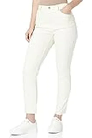 VERO MODA Vmbrenda HR Straight ANK Cut Color Jeans, , 32W / 34L para Mujer