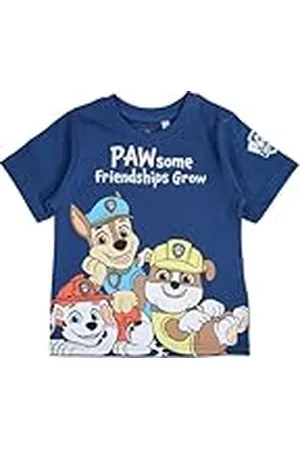 Disney Camiseta de Manga Corta niño Paw Patrol T-Shirt, , 4 años Unisex Kids