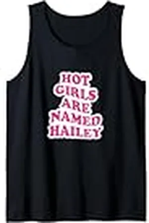 Original Cheddar Las chicas calientes se llaman Hailey Camiseta sin Mangas