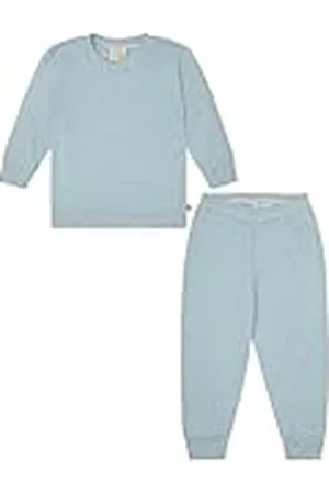 loud + proud Streifen Feinripp, Bio Baumwolle und Gots Zertifiziert, Juego de Pijama niños Unisex
