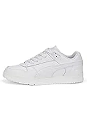 PUMA Rbd Game Low Jr, Sneaker, White White Team Gold, 38 EU