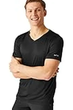 Regatta Camiseta con Cuello en V para Hombre, , XL