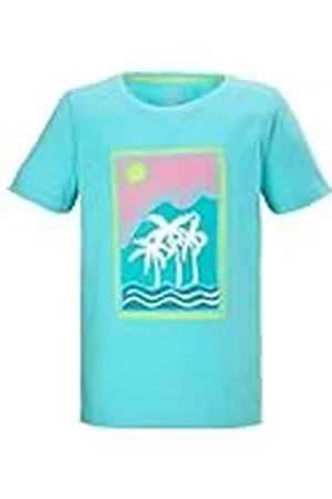 Killtec Niñas Camiseta Cuello Redondo, Camiseta de Verano con Estampado KOS 127 GRLS TSHRT, , 164, 43009-000