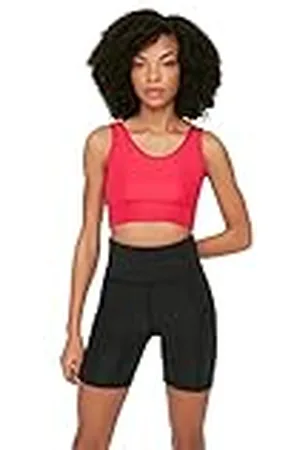 Trendyol Leggings Deportivos de Cintura Alta para Mujer, Pantalones Cortos Ajustados Ceñidos, , M