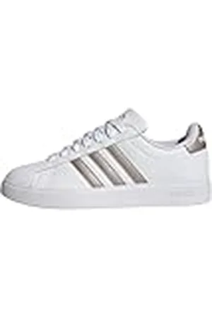 adidas Grand Court 2.0, Zapatillas Deportivas Mujer, Multicolor (Cloud White Platin Met Platin Met), 37 1/3 EU