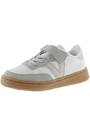 victoria Basket Unisex Oslo Efecto Piel & Piezas En Contraste & Cordón Elástico & Tira Adherente 1256102 para Niños 28