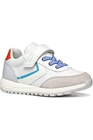 Geox J ALBEN Boy A, Zapatillas, White/Royal, 33 EU