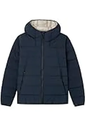 Springfield Chaqueta Contrast Mid abullonada con Capucha, , XL para Hombre