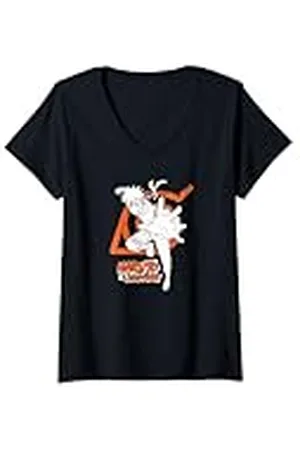 Naruto Mujer Shippuden - Símbolo de hoja oculta Camiseta Cuello V