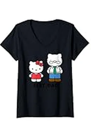 Hello Kitty Mujer El mejor papá de Camiseta Cuello V