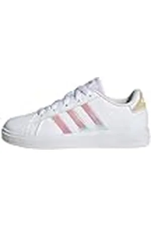 adidas Grand Court Lifestyle Lace Tennis Shoes, Zapatillas de Tenis Unisex niños, , 33 1/2 EU
