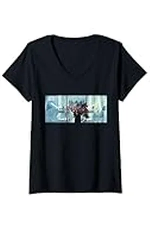 STAR WARS Mujer Rise of Skywalker Kylo Ren and Rey Explosion Camiseta Cuello V