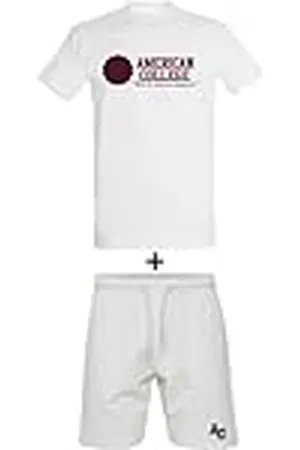 American College Set de 2 Piezzas Camiseta Y Bermuda Casual Deportivos Lote de Ropas Ropa De Niños Unisex Niño Niña Modelo ACEN231 Talla 12 Años