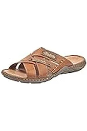 Rieker Frühjahr/Sommer 22090, Mules Hombre, Marrón (Tabak/REH/Zimt 25), 42 EU