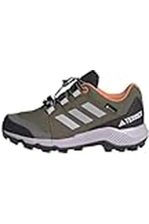 adidas Terrex Gore-Tex Hiking Shoes, Zapatos de Senderismo, Olive Strata/Silver Dawn/Amber Tint, 31 EU