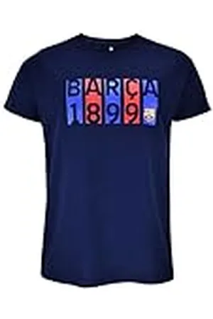 FC Barcelona Camiseta Oficial Flag Navy Junior Barça, Unisex Niños, 10 años