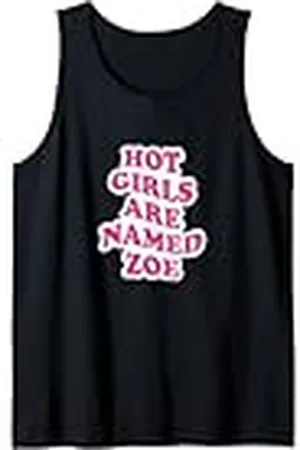 Original Cheddar Las chicas calientes se llaman Zoe Camiseta sin Mangas