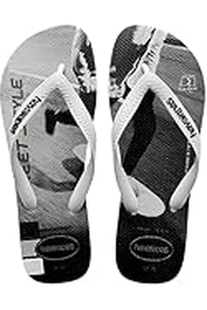 Havaianas Hype, Sandalias Hombre, White/White/Black/Black, 39/40