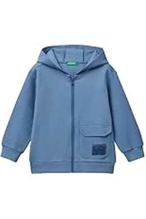 Benetton Giacca C/CAPP M/L 3t31g503q Sudadera con Capucha, , 4 años Niños y Adolescentes