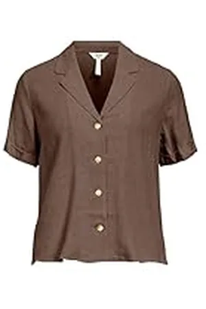 Object Shirt Objsanne S/S Re Camiseta Noos, Morel, 40 Mujeres