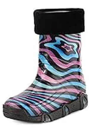 Ladeheid Botas de Agua Zapatos de Seguridad Calzado Unisex Niños Niñas Swk2021 (Patrón-51, 21/22 EU)