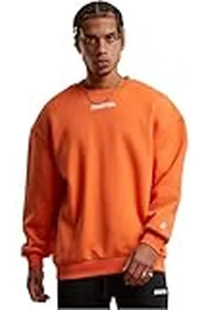 STARTER BLACK LABEL St434-starter Small Logo Essential Crew Sudadera, Mandarina, L para Hombre