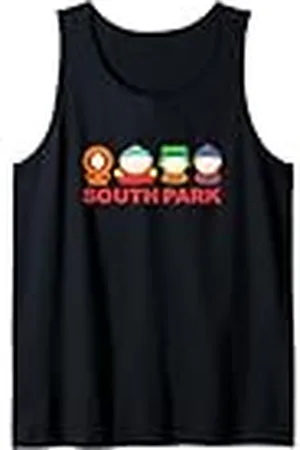 South Park Gang en la parte superior del logotipo Camiseta sin Mangas
