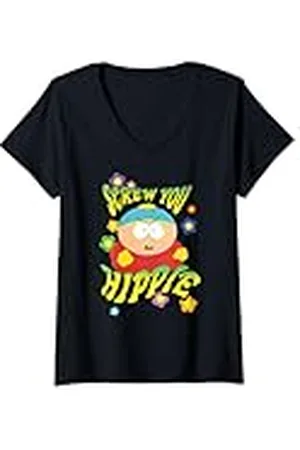 South Park Mujer : Que te jodan, hippie Camiseta Cuello V