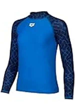 Arena Camiseta de Manga Larga con protección UV niños Junior Rash Allover