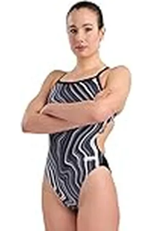 Arena Bañador Deportivo Mujer Marbled Challenge Back