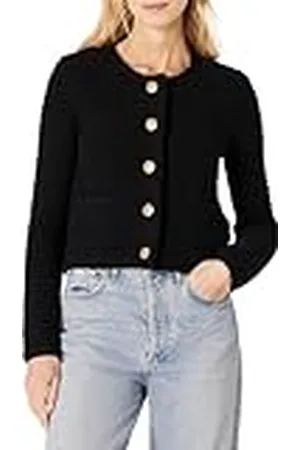 Amazon Jersey Tipo Cárdigan de Corte Regular de Peso Medio Mujer, , L