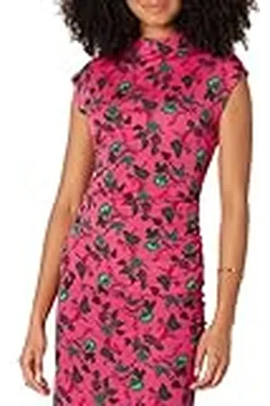 Amazon Top Ajustado de Tela Jersey Mate Fruncida de Manga Larga (la Falda se Vende por Separado) Mujer, , L