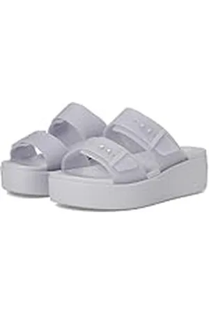 Crocs Brooklyn Bucklefrostedlowwedge, Sandalias Mujer, , 34/35 EU