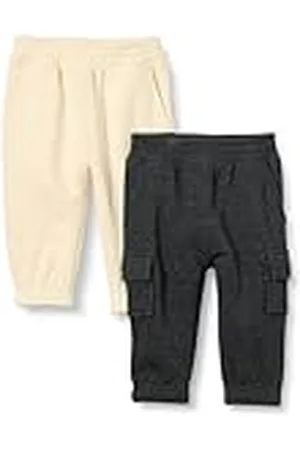 Amazon Pantalones Deportivos Cargo Bebé Niño, Pack de 2, , 0-3 meses