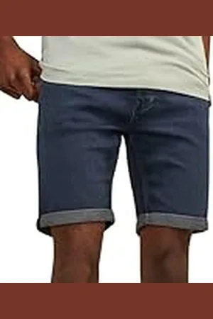JACK & JONES Jjirick Jjicon GE 604 I.k Ss24 Sn-Pantalones Cortos Vaqueros, Azul Denim, S para Hombre