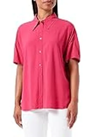 Benetton Camisa 5wpwdq04s, Camisa Mujer, Rojo (Ciclamino 2E8), XS