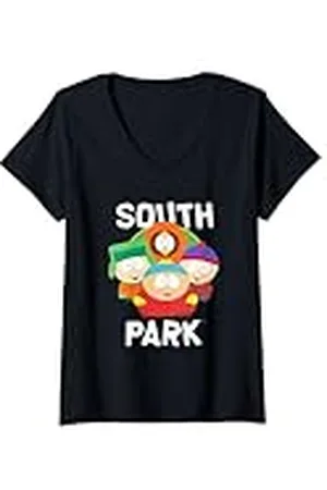 South Park Mujer Pandilla de Camiseta Cuello V