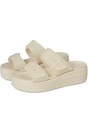 Crocs Brooklyn Bucklefrostedlowwedge, Sandalias Mujer, , 39/40 EU