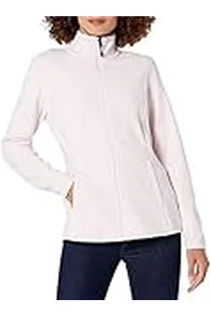 Amazon Chaqueta de Forro Polar Suave con Cremallera Completa y Corte clásico (Disponible en Tallas Grandes) Mujer, , XS