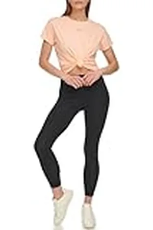 DKNY Metallic Bubble Logo Boxy Knotted tee Camiseta, , S Mujeres