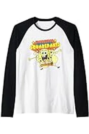 Spongebob Bob Esponja envejecida Camiseta Manga Raglan